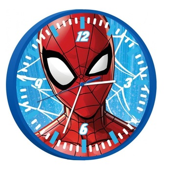 Ceas perete Disney Spiderman, 25cm Ceas perete Disney Spiderman, 25cm