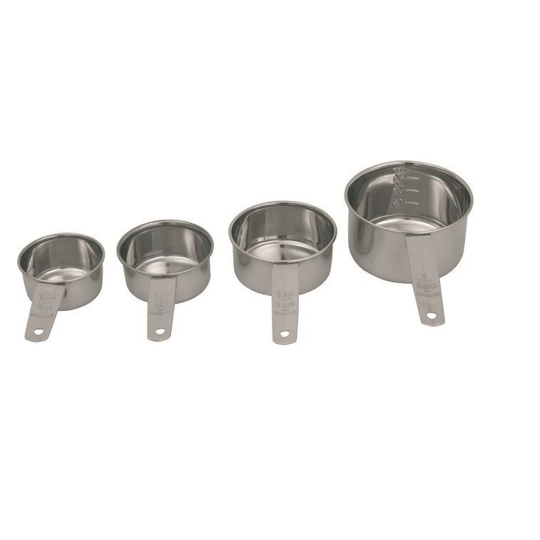 Set 4 masuri inox - 60-80-125-250 ml