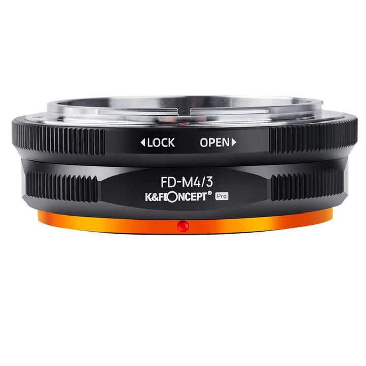 Adaptor montura M13125 K&F Concept Canon FD-M4/3 PRO de la Canon FD FL-Micro 4/3 (MFT) KF06.453