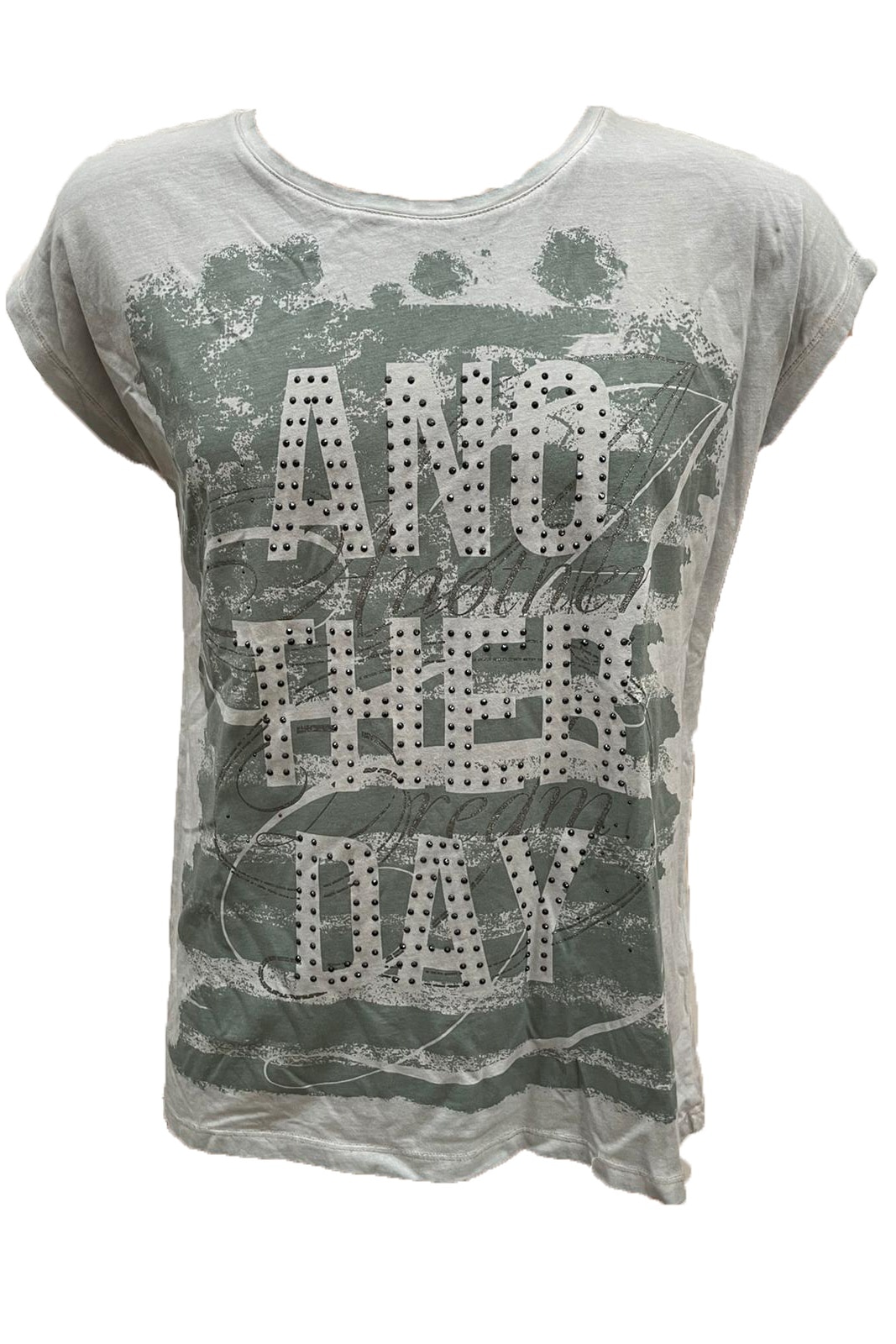 Tricou, Tom Tailor, 1032465.99.70, Verde, S