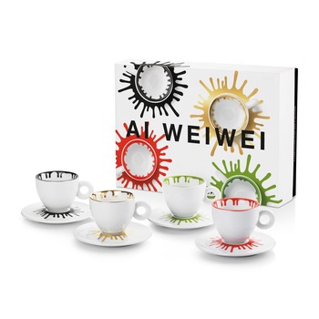 Set 4 cesti cappuccino, illy, Ai Weiwei Set 4 cesti cappuccino, illy, Ai Weiwei