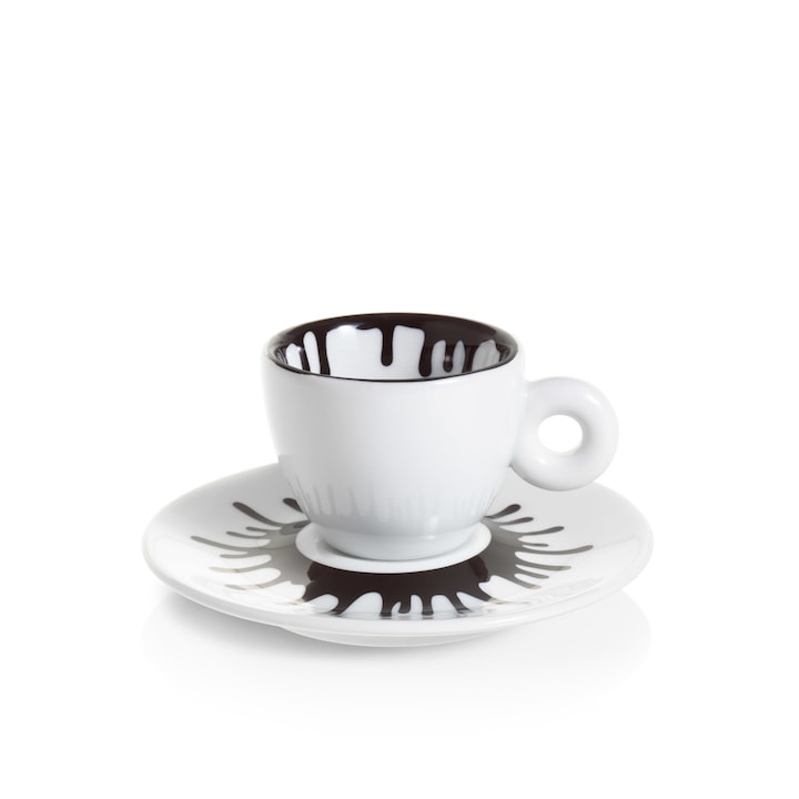 Set 4 cesti espresso, illy, Ai Weiwei
