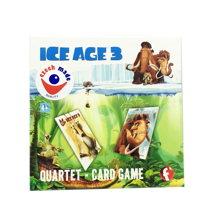 Пъзел ICE AGE, Игри с карти, Квартет, 32 части, 87936