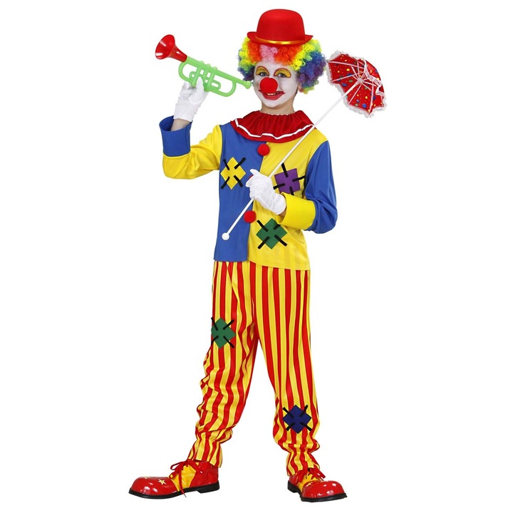 Costum Clown Widmann 76517 8 - 10 ani