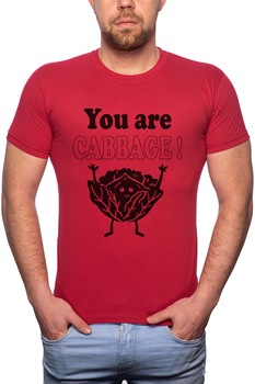 Tricou barbati, You Are Cabbage, 100% Bumbac, G343, Rosu Bordeaux Tricou barbati, You Are Cabbage, 100% Bumbac, G343, Rosu Bordeaux