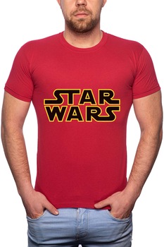 Tricou barbati, Star Wars, 100% Bumbac, GR183, Rosu Bordeaux Tricou barbati, Star Wars, 100% Bumbac, GR183, Rosu Bordeaux