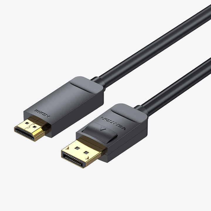 Кабел DisplayPort към HDMI, мъжки към мъжки, 3 метра, Vention