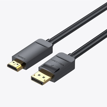 Cablu DisplayPort la HDMI, tata-tata, 3 metri, Vention Cablu DisplayPort la HDMI, tata-tata, 3 metri, Vention