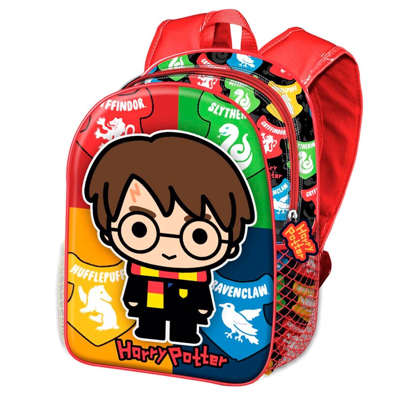 Ghiozdan Harry Potter Chibi 3D Wizard , 31x26x11cm, Multicolor