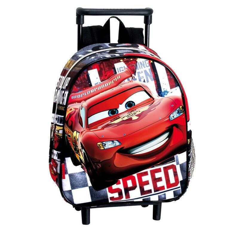 Ghiozdan Troler Disney Cars speed ,28 x 24 x 10 cm