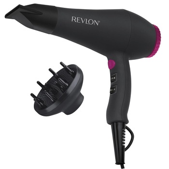 Uscator de par Revlon Smooth Brilliance Rvdr5251 Negru 2000W Uscator de par Revlon Smooth Brilliance Rvdr5251 Negru 2000W
