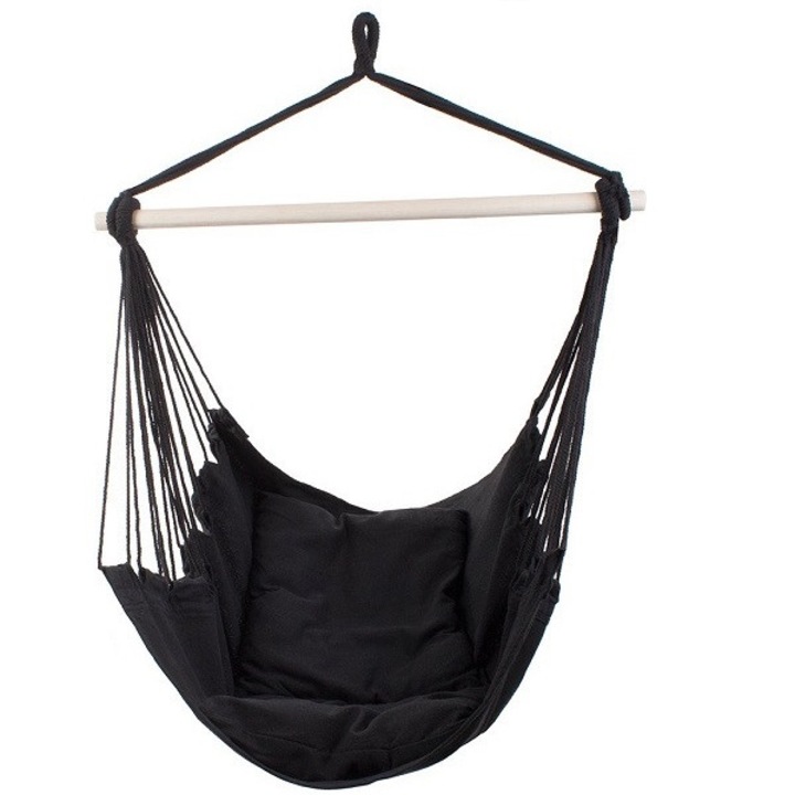 Hamac Brazilian Magphone tip Scaun Suspendat pentru Curte sau Gradina, 120kg, Negru
