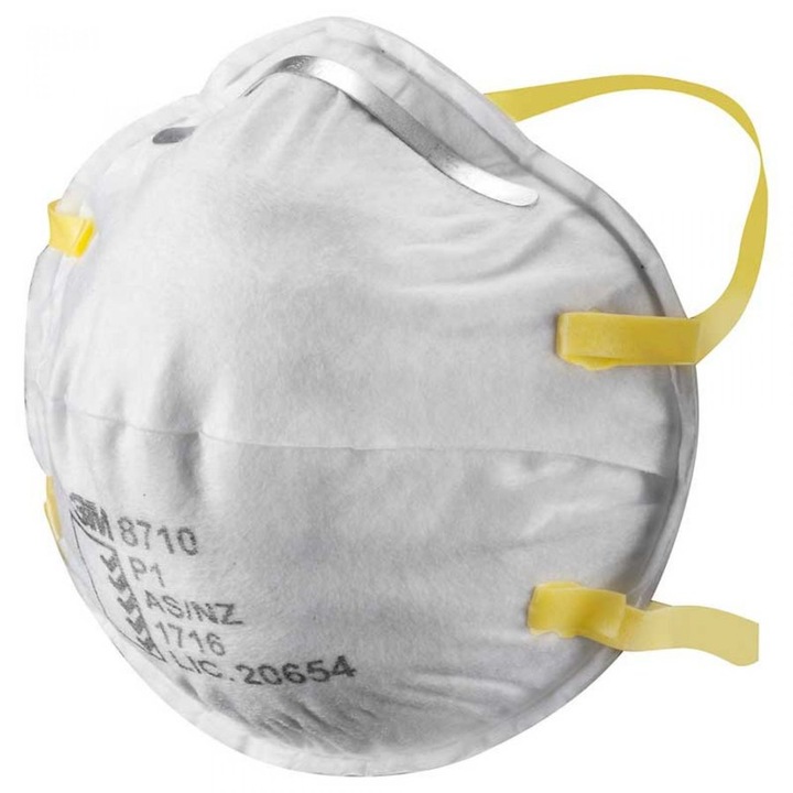3M 8710 részecskeszűrő FFP1 (1 doboz / 20 db) (fehér, 20 db) (3M_8710)