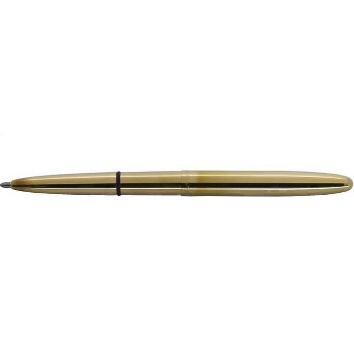 Pix Fisher Space Pen ANTIMICROBIAL RAW BRASS BULLET - 400-RAW + Cutie