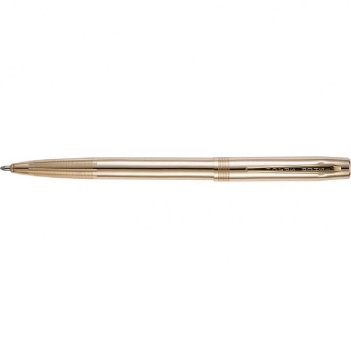 Химикалка Fisher Space Pen Cap-O Matic Brass Lacquer M4G, подаръчна кутия