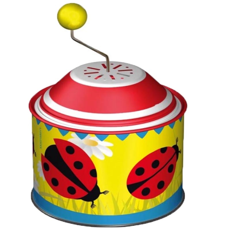 Cutie muzicala pentru copii Lena Buburuza 52762, Multicolor