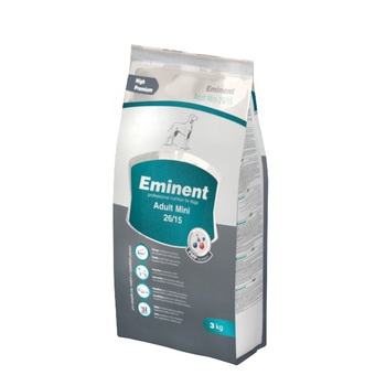 Hrana uscata pentru caini, Eminent, Mini Adult, cu pui, 3 kg Hrana uscata pentru caini, Eminent, Mini Adult, cu pui, 3 kg