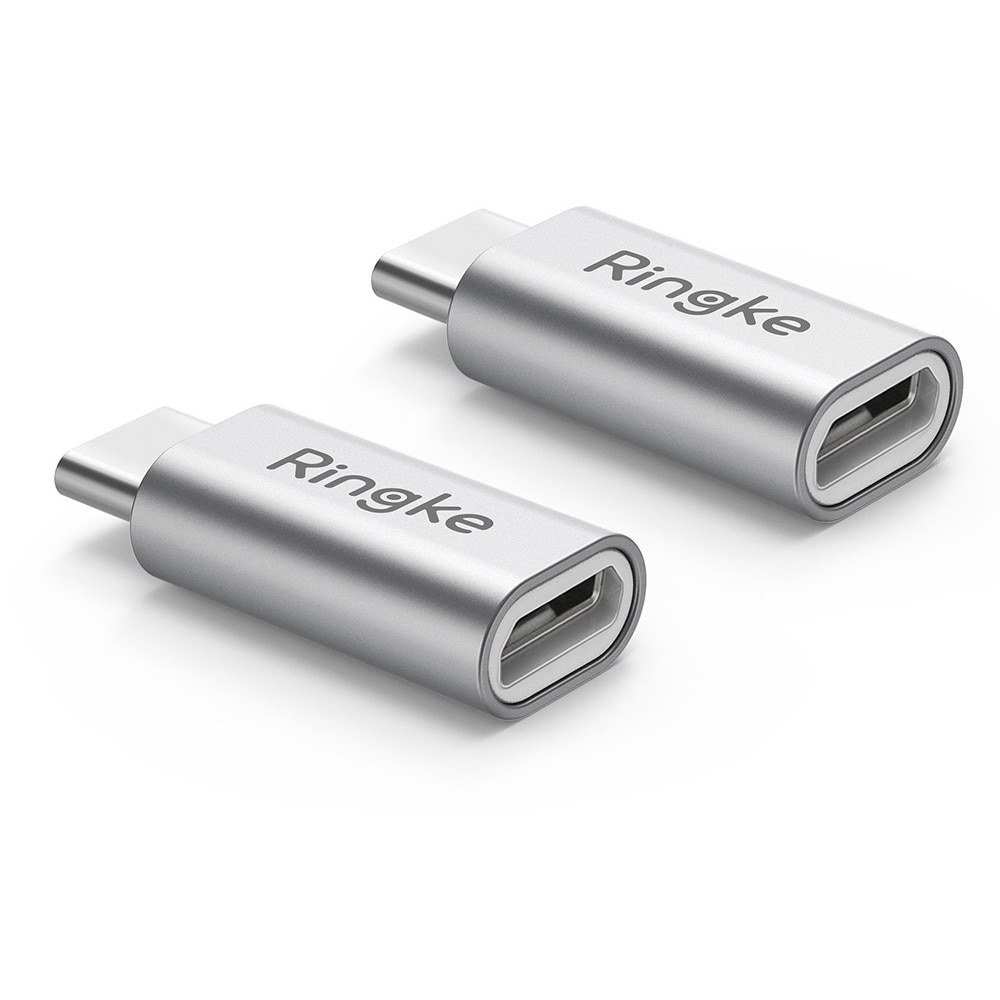 Adaptor premium, Micro USB catre Type-C, Gri