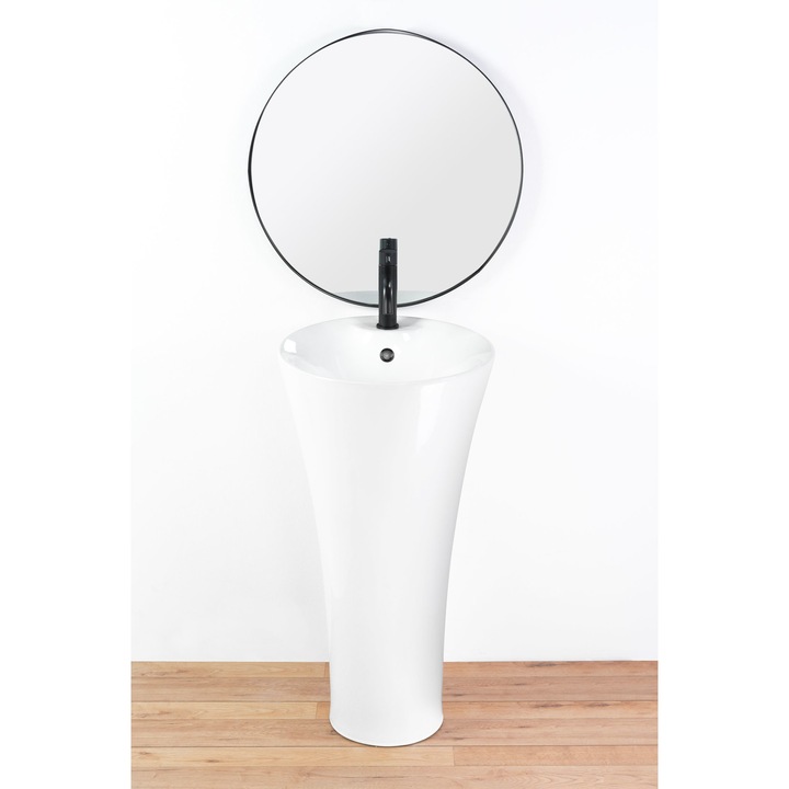 Lavoar Freestanding Agnes, Alb, 455x455 mm