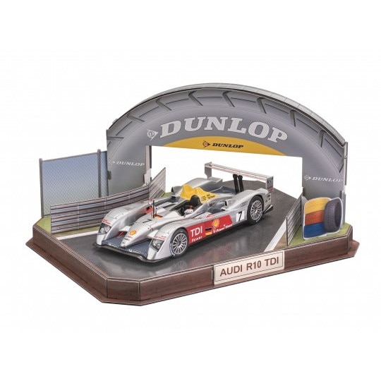 Set model de asamblat Revell masina Gift Audi R10 Tdi Le Mans si 3D Puzzle Diorama