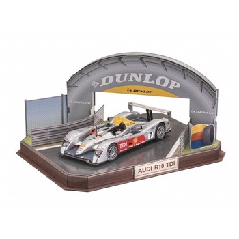 Set model de asamblat Revell masina Gift Audi R10 Tdi Le Mans si 3D Puzzle Diorama Set model de asamblat Revell masina Gift Audi R10 Tdi Le Mans si 3D Puzzle Diorama