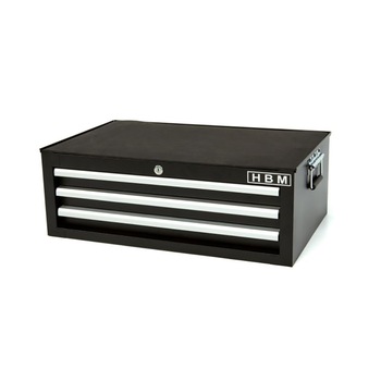 Cutie metalica, HBM, cu 3 sertare, DELUXE, negru Cutie metalica, HBM, cu 3 sertare, DELUXE, negru