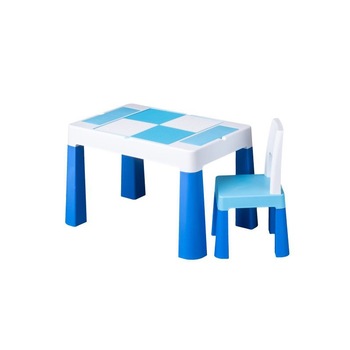 Set 2 piese masuta si scaunel 72 x 47 cm Tega Baby TBM-2, Albastru 3 ani Set 2 piese masuta si scaunel 72 x 47 cm Tega Baby TBM-2, Albastru 3 ani