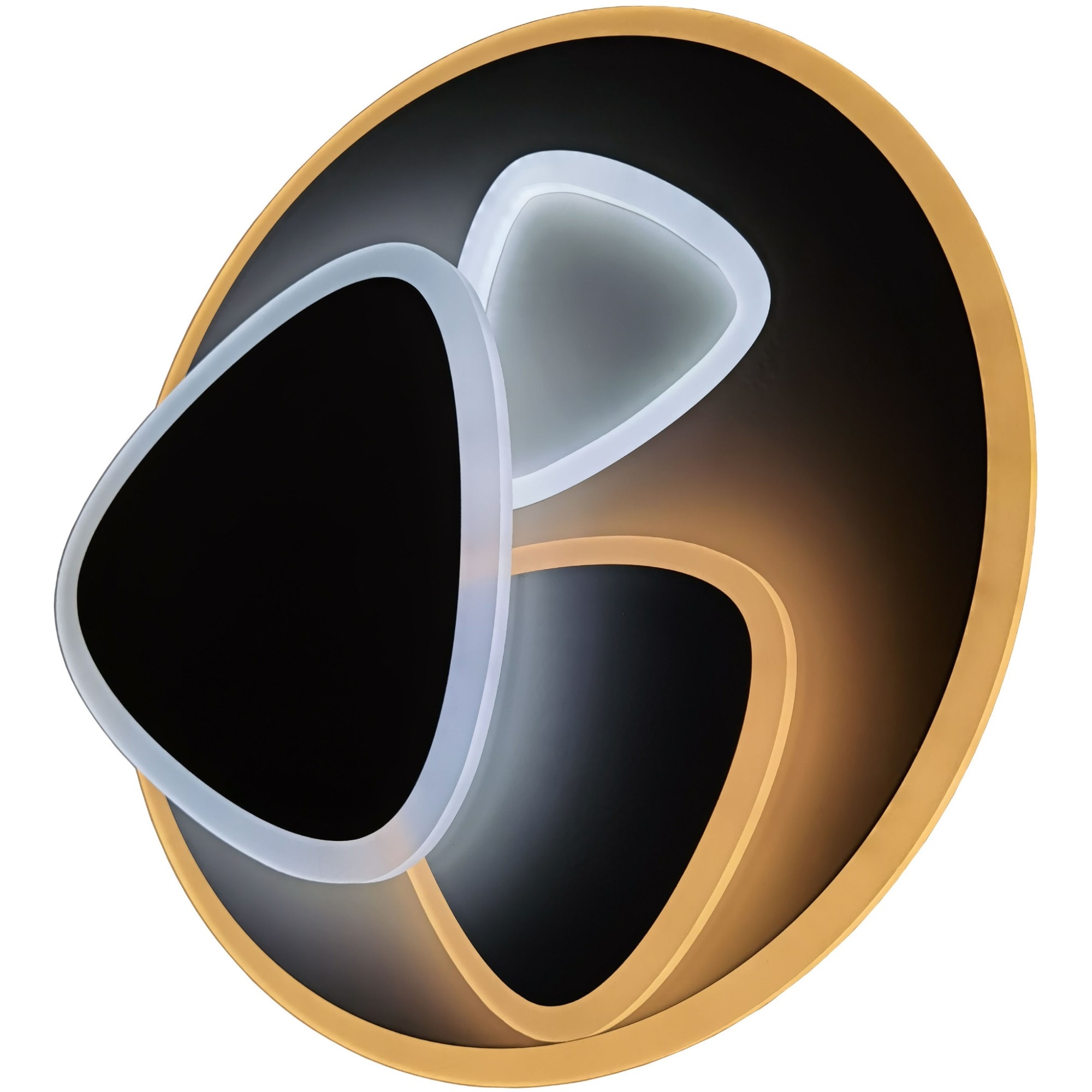 Plafoniera LED Avide Arlo 91 W, 6370 lumeni, 3 moduri de iluminare, telecomanda