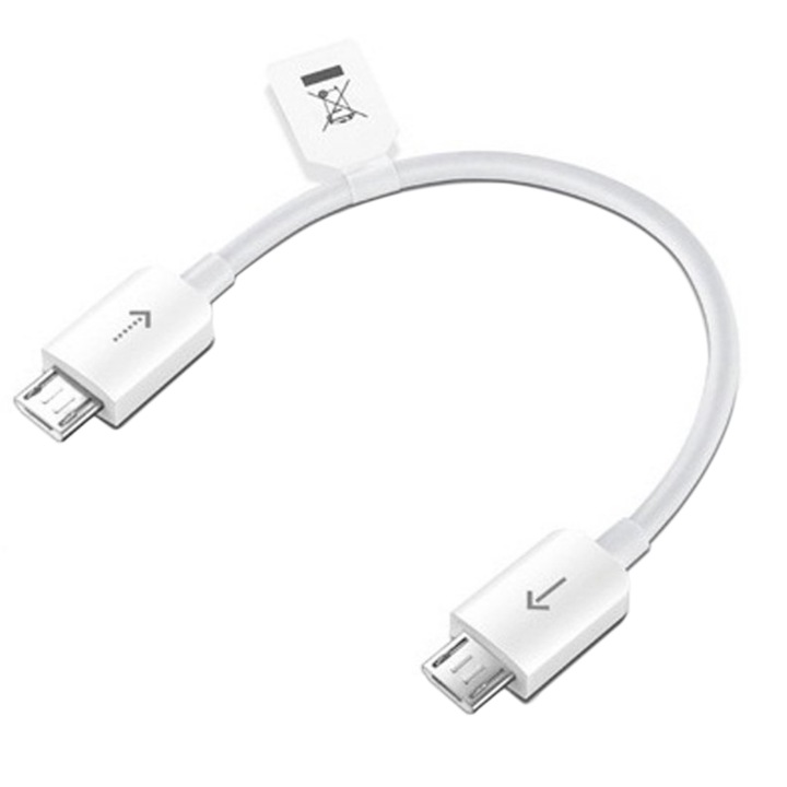 Huawei gyári adatkábel (MicroUSB - Micro USB), Fehér
