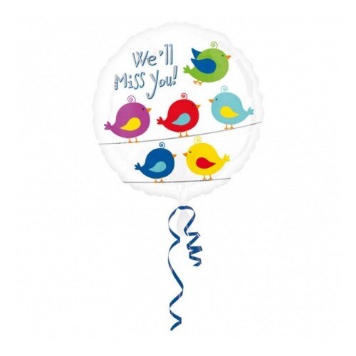 Balon Folie 45cm We'll miss you