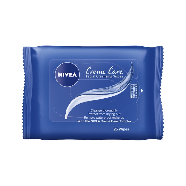 Servetele demachiante Nivea Creme Care, 25 buc