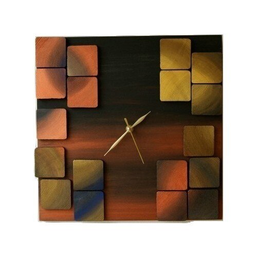 Ceas decorativ perete, lemn