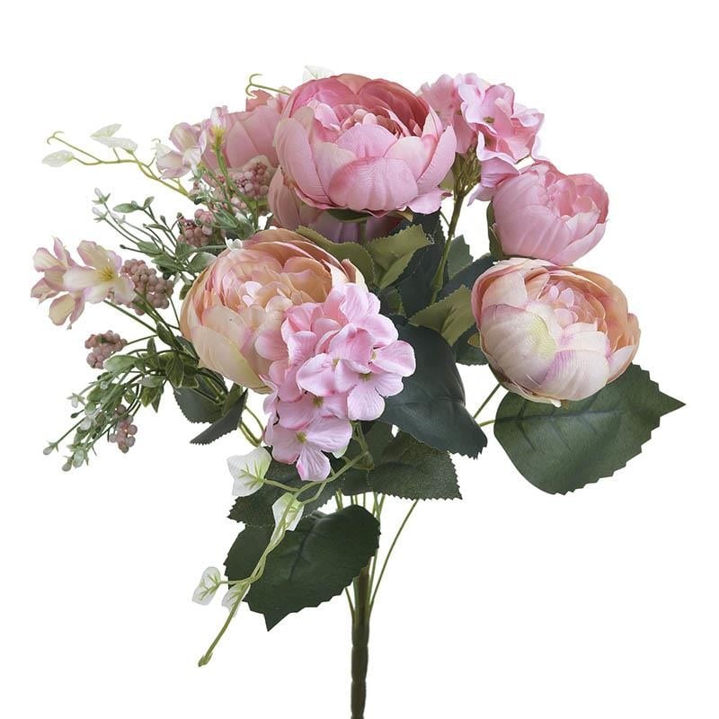 Buchet bujori Pink 48 cm