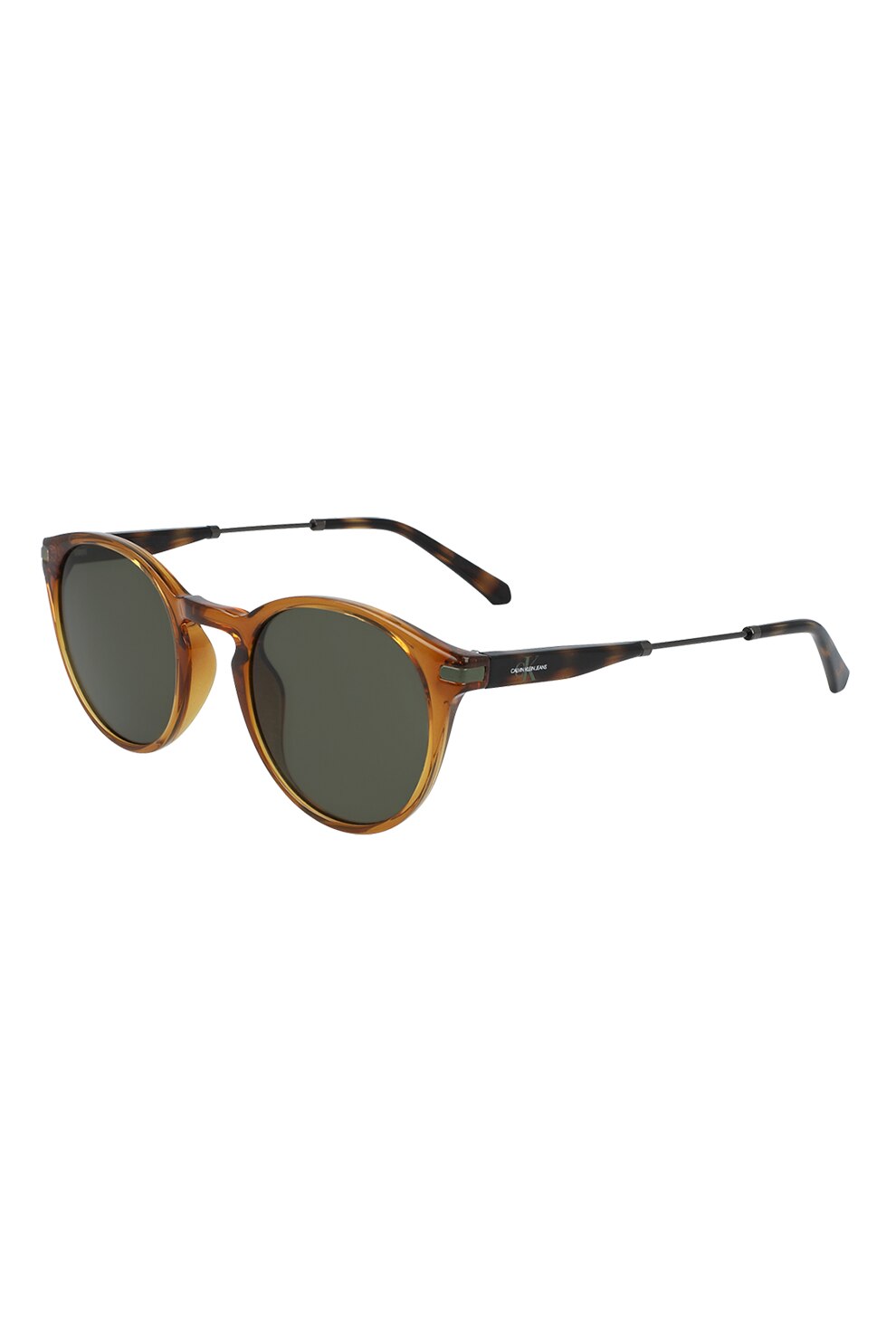 CALVIN KLEIN JEANS, Ochelari de soare unisex cu lentile uni, Maro, 49-22-145 Standard