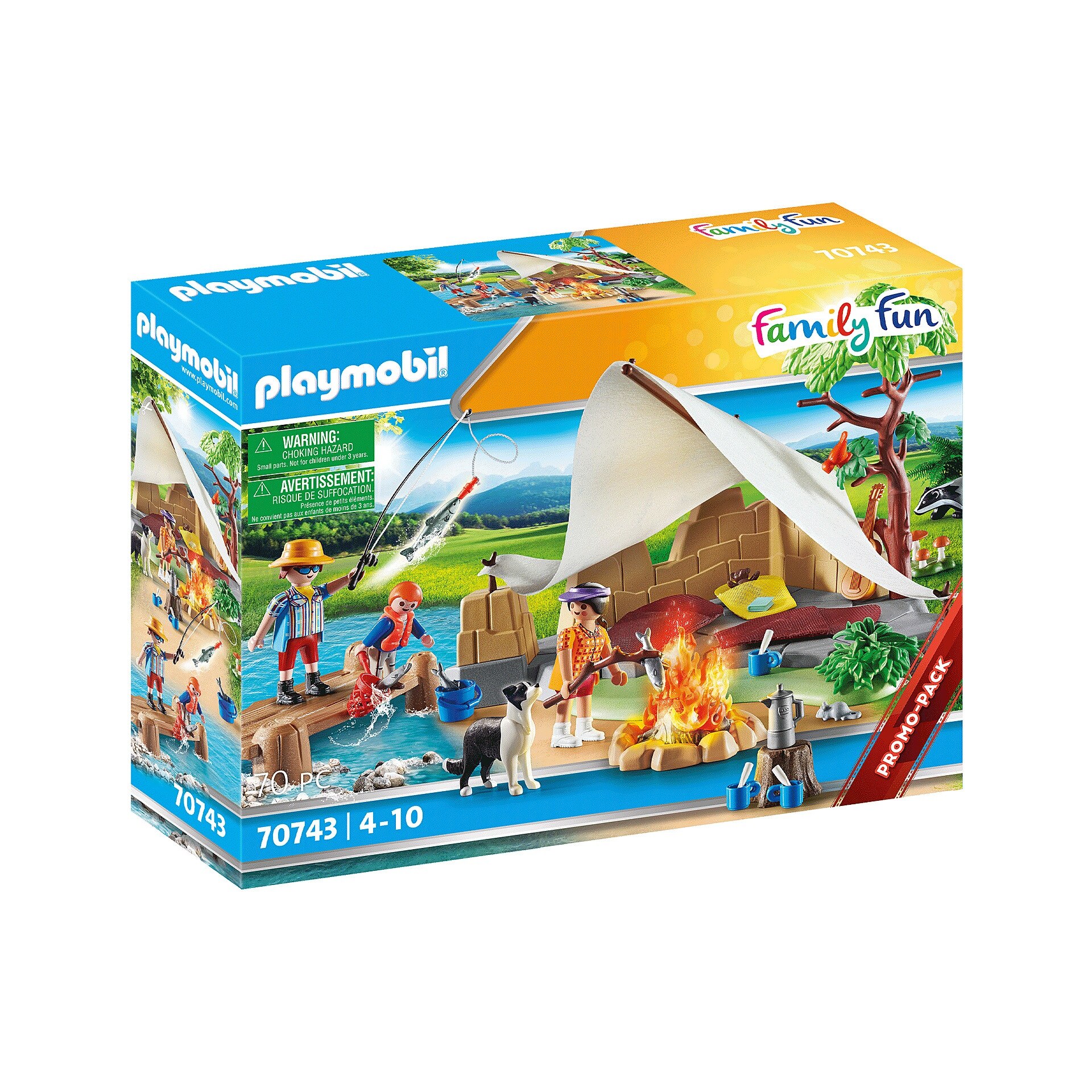 Set Playmobil Aventura in Camping 70743 70 de Piese