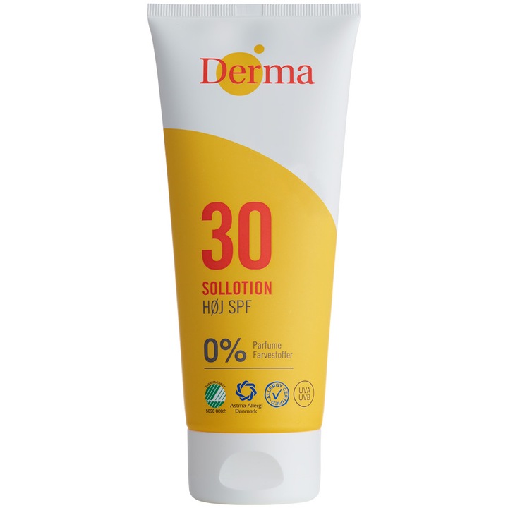 Lotiune cu protectie solara Derma, SPF 30, 200 ml