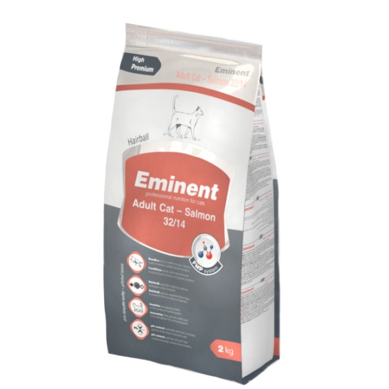 Hrana uscata pentru pisici, Eminent, Adult, cu somon, 2 kg
