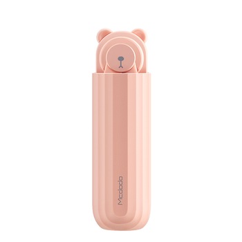 Mini ventilator portabil cu USB pentru incarcare telefon, 2000 mAh, Coral Pink, BBL2799 Mini ventilator portabil cu USB pentru incarcare telefon, 2000 mAh, Coral Pink, BBL2799