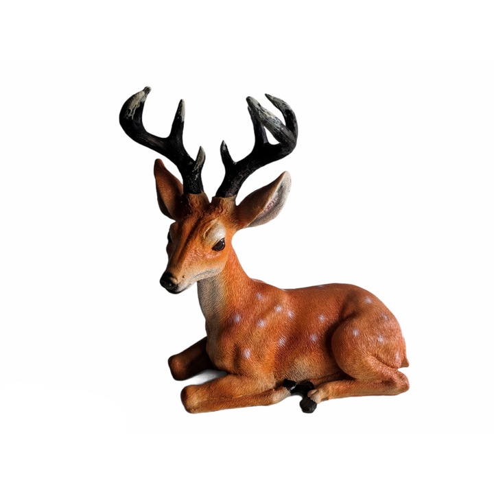 Градинска фигура Gerdani BG, 30см, Елен, Сърна, Полирезин