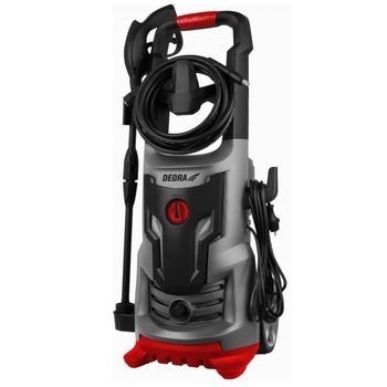 Aparat de spalat cu inalta presiune/turbojet Dedra, 2400W, 180 bar, 420 l/h, perie curatare terasa, cu sampon si accesorii incluse Aparat de spalat cu inalta presiune/turbojet Dedra, 2400W, 180 bar, 420 l/h, perie curatare terasa, cu sampon si accesorii incluse