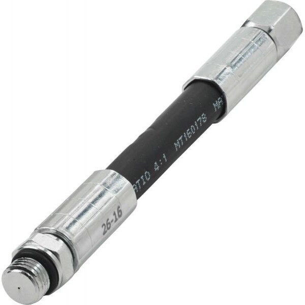 Furtun HP 15cm inalta presiune pentru regulator scufundari / manometru presiune, BTS High Pressure Hose 15cm, negru