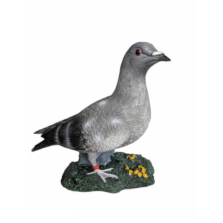 Градинска фигура Gerdani BG, 25см, Сив Гълъб, Полирезин