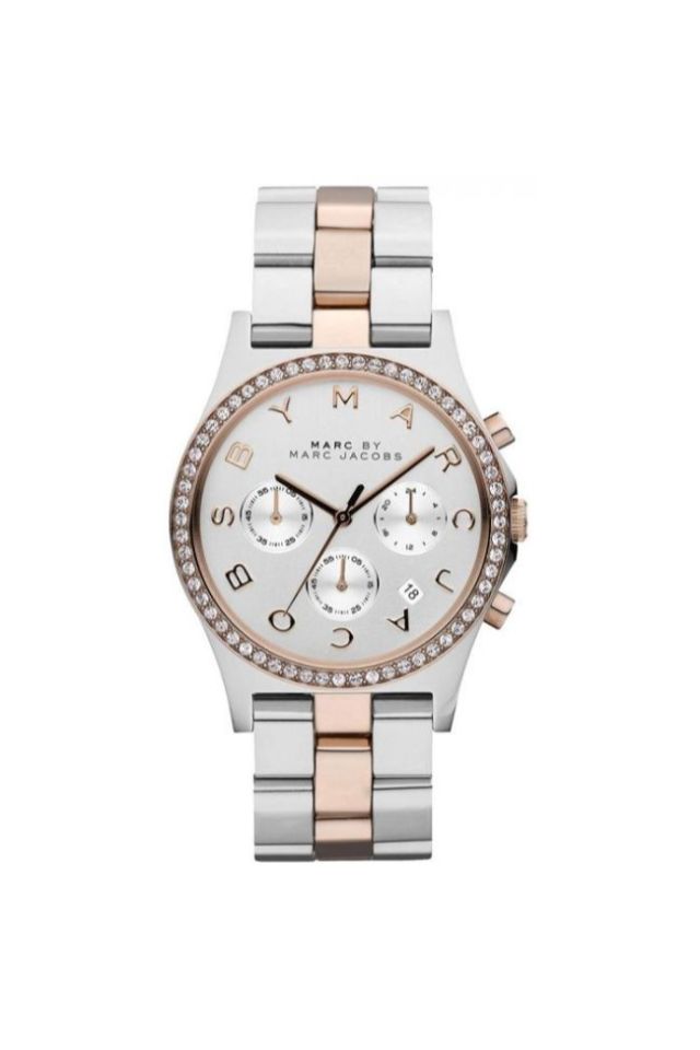 Ceas Marc Jacobs MBM3106, Inox, Argintiu/Rose Glod