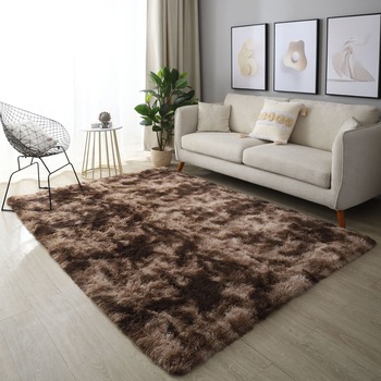 Covor Kring Shaggy, 70x140cm, 100% poliester, maro Covor Kring Shaggy, 70x140cm, 100% poliester, maro