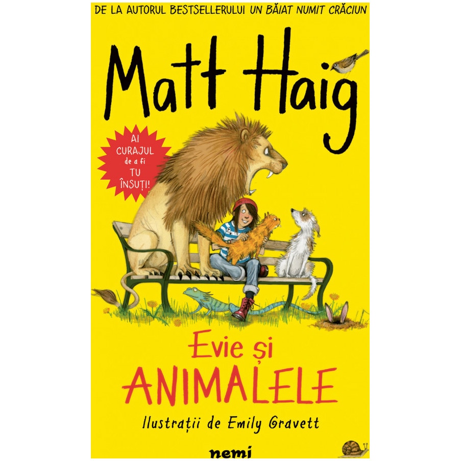 Evie si animalele, Emily Gravett, Matt Haig