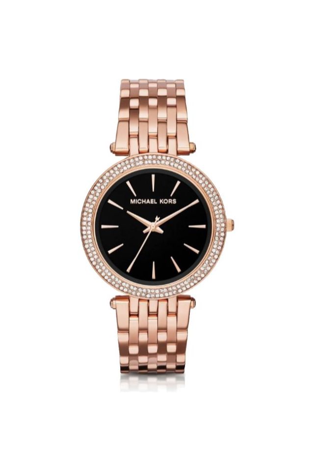 Ceas Michael Kors MK3402, Inox, Rose Gold/Negru