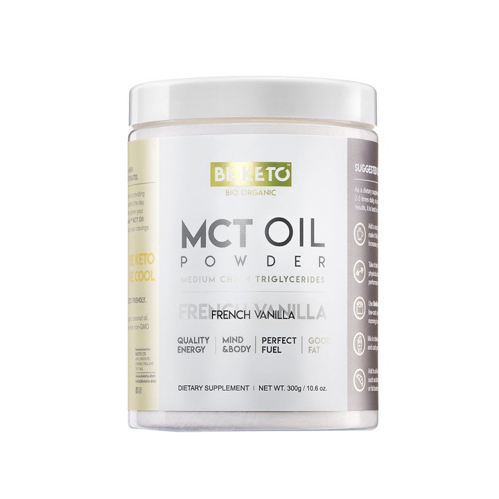 Ulei MCT pudra cu vanilie 300g- Be Keto