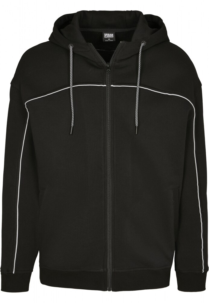 Hanorac Reflective cu fermoar Urban Classics, Negru, S