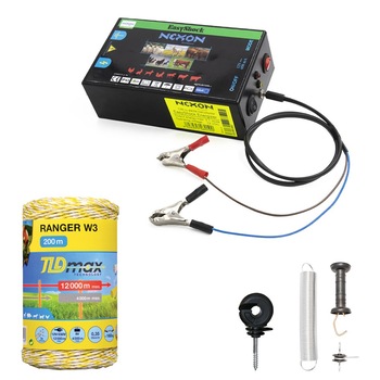 Pachet Gard Electric 2,5J putere + 200m Fir cu 3 lite Pachet Gard Electric 2,5J putere + 200m Fir cu 3 lite