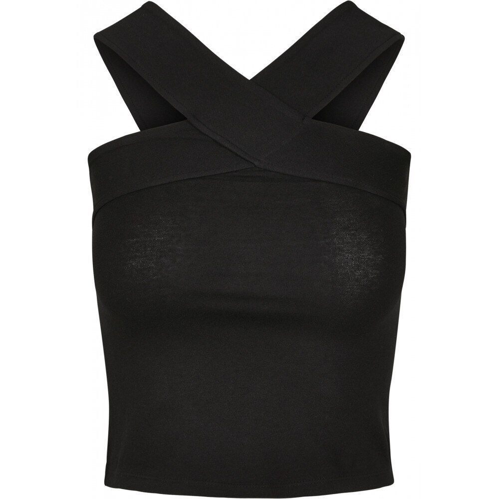 Top cu bretele in X pentru Femei Urban Classics, Negru, M
